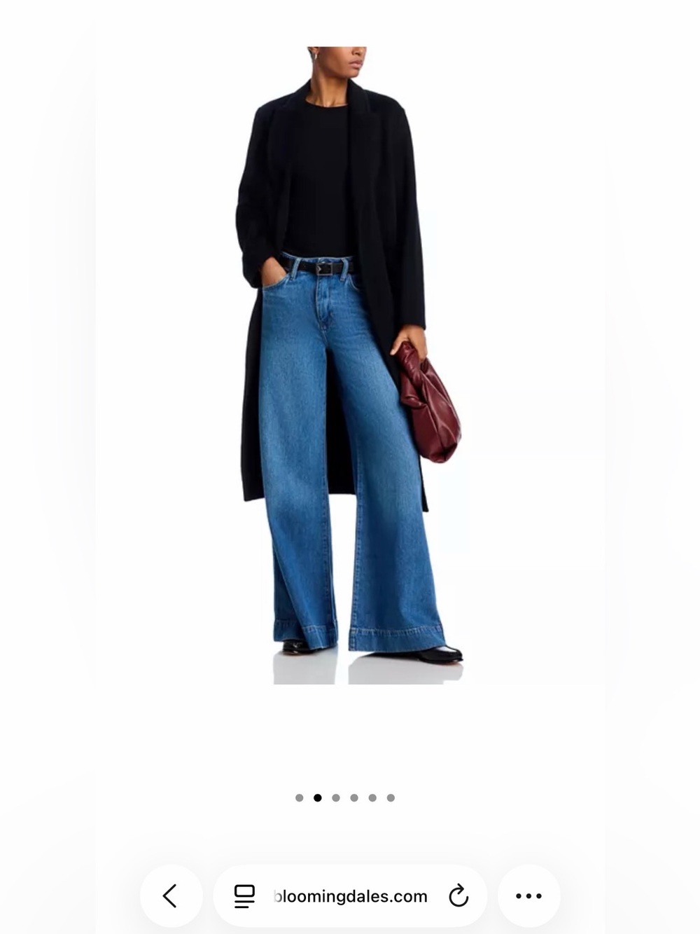 NWT Derek Lam 10 Crosby wide leg jeans 🔥
